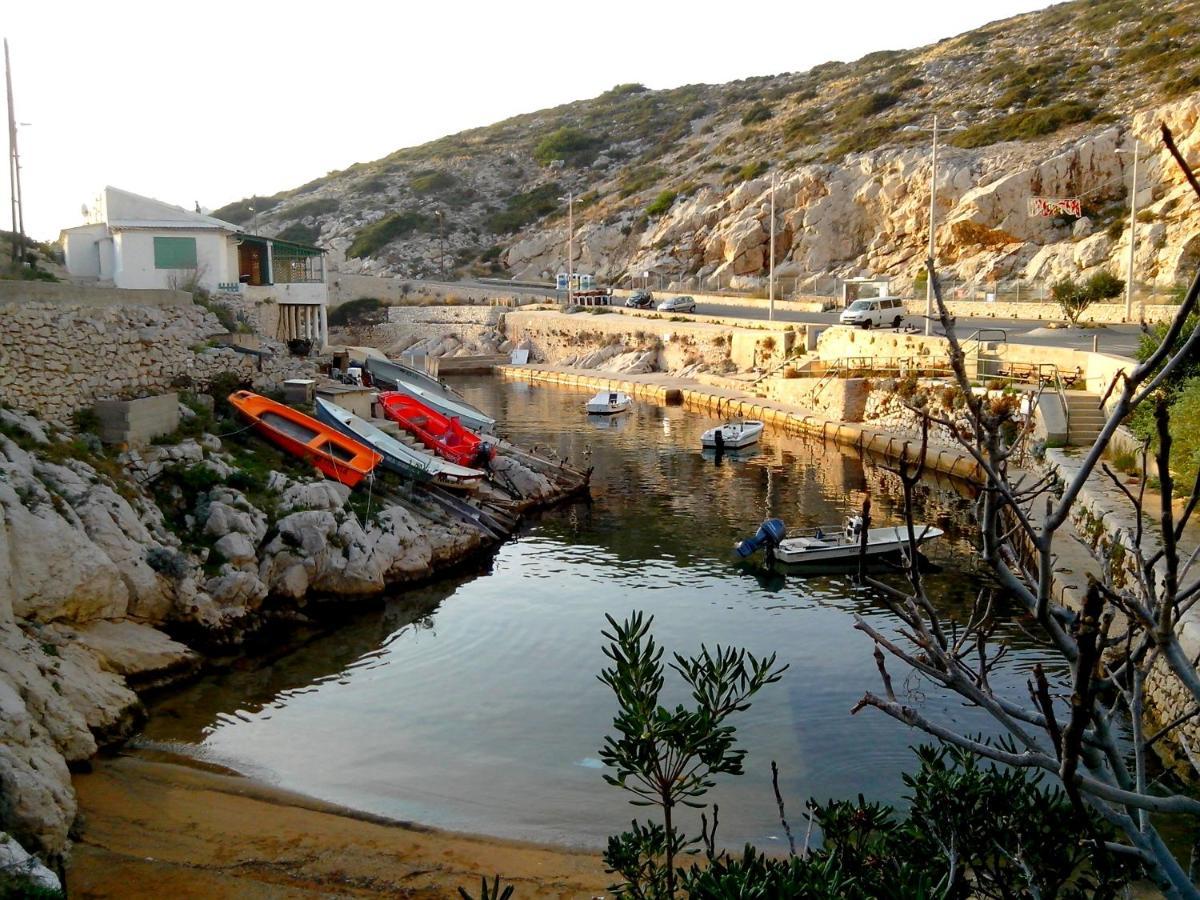 마르세유 Cabanon Du Pecheur, Parc National Des Calanques 빌라 외부 사진