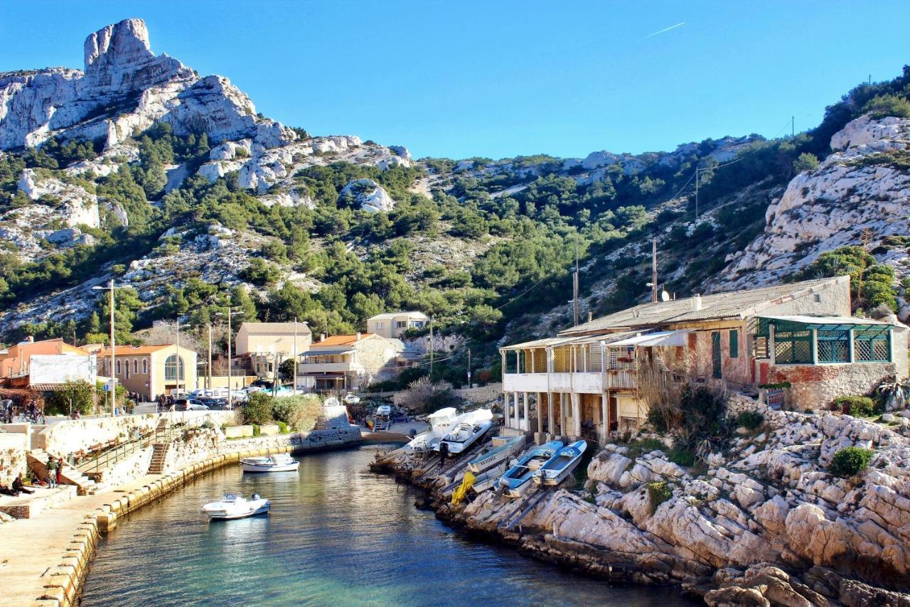 마르세유 Cabanon Du Pecheur, Parc National Des Calanques 빌라 외부 사진
