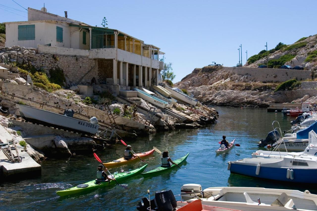 마르세유 Cabanon Du Pecheur, Parc National Des Calanques 빌라 외부 사진